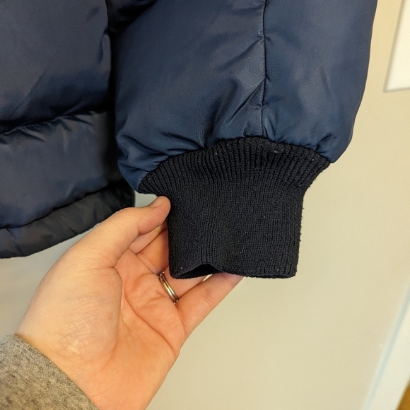 Vintage Eddie Bauer Goose Down Quilted Puffer Cargo Jacket Mens - Picture 8 of 15